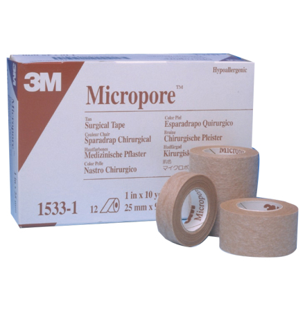 Micropore Tejp 2,5cmx9,14m 12