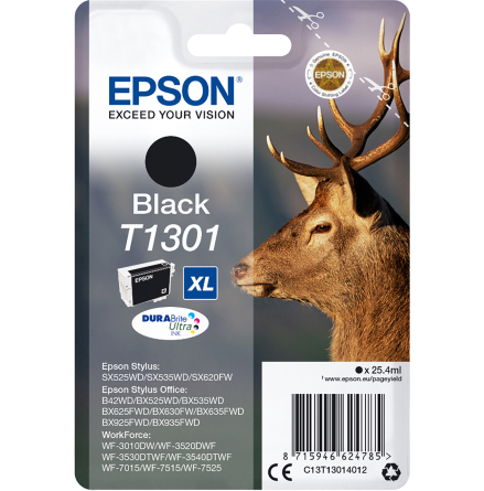 Bläck Epson T1301 svart