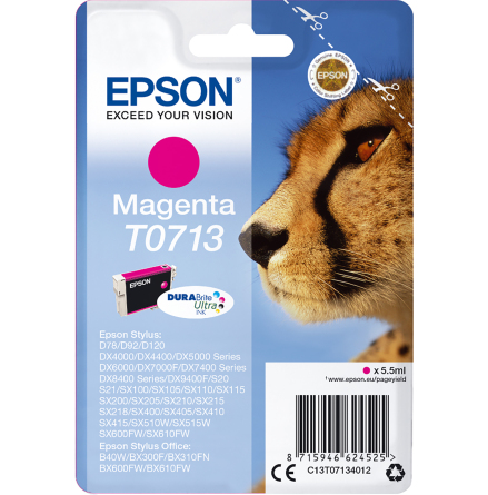 Bläck Epson T0713 magenta