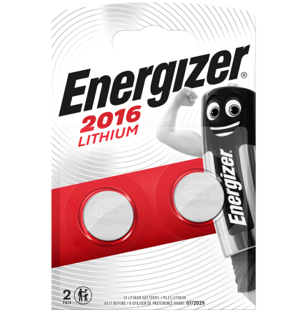 Batteri Lithium CR2016 2p