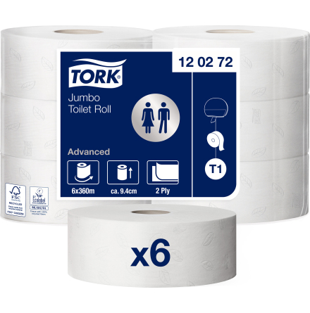 Toalettppr Tork Advanced T1 6/