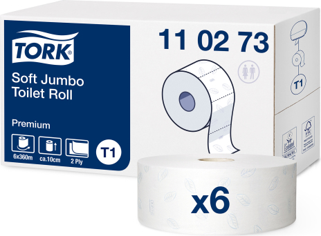 Toalettppr Tork Premium T1 6/f