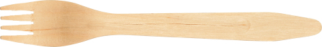 Bestick gaffel trä 16,5cm 100s