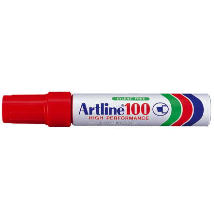 Märkpenna Artline 100 röd