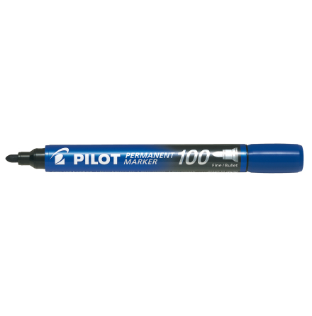Märkpenna Pilot 100 blå