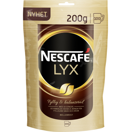 Kaffe Nescafé Lyx refill 200g