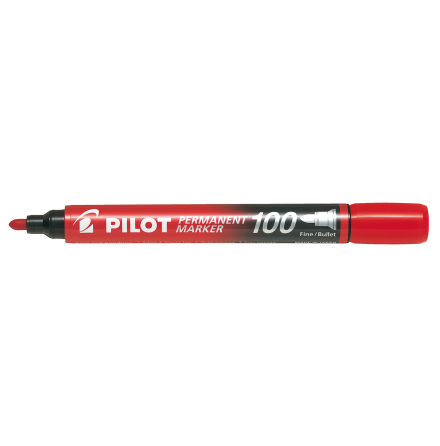 Märkpenna Pilot 100 röd