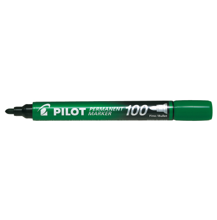 Märkpenna Pilot 100 grön