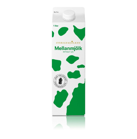 Mellanmjölk lång hållbarhet 1L