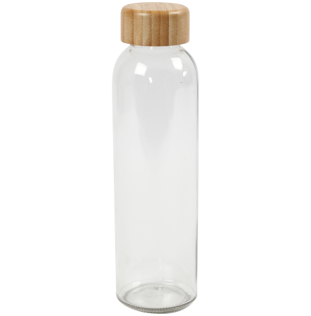 Vattenflaska glas/bambu