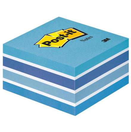 Post-it kub 76x76 blå