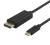 USB-C to DP cable, 1m, sv