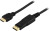 DP till HDMI kabel 2m svart