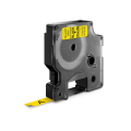 Mrkband Dymo D1 sva/gul 9mm