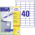 Etikett 3657 48,5x25,4mm 4000f