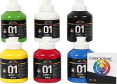 Akrylfrg blank 500ml mix 6/fp
