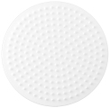 Prlplatta rund 9cm vit