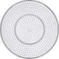 Prlplatta rund 15cm transp