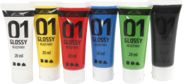 Akrylfrg blank 6x20ml