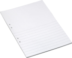 Arbetsblad A4  sida linj 500f