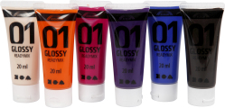 Akrylfrg blank kompl 6x20ml