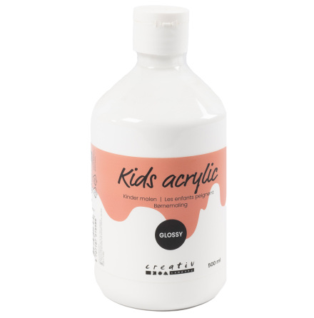 Akrylfrg blank 500ml vit