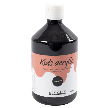 Akrylfrg blank 500ml svart