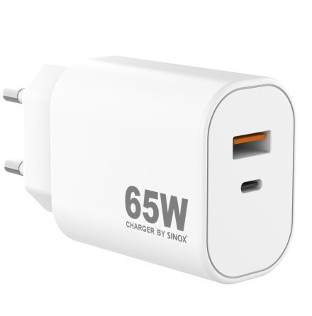 Laddare USBA+USBC GaN PD 65W