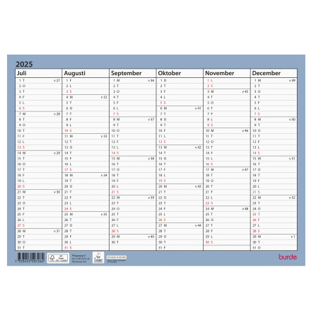 Vggkalender Vggblad A4 25/26