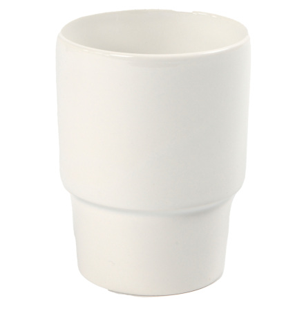 Poslinsmugg h11cm d8,5cm vit