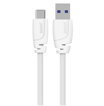 USB-A -USB-C kabel 2m vit