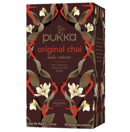 Te Pukka svart te chai 20st/f.