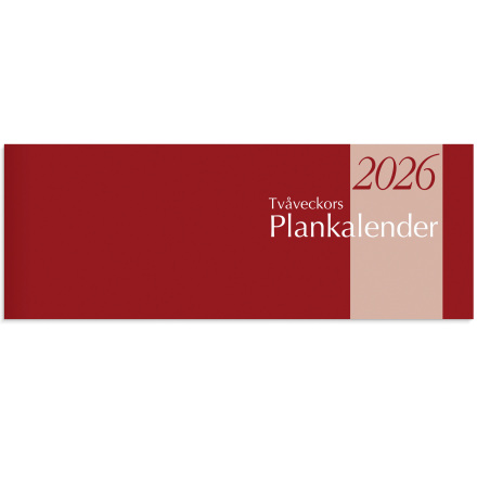 Tvveckors Plankalender 2026